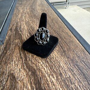 Black Onyx Ring – Size 6 – Artist Stamped – Brand New